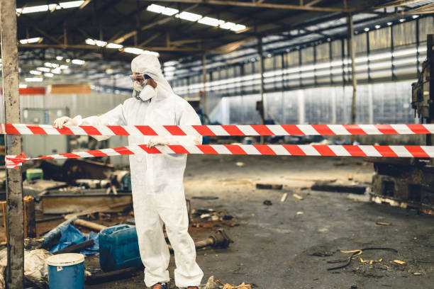 Professional Biohazard technician working in Wildomar, CA
